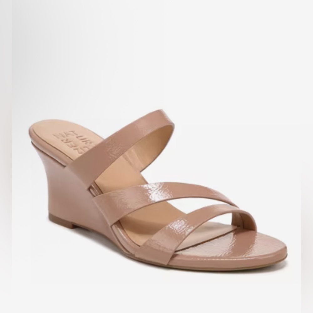 New Naturalizer Breona Wedge Sandals – Taupe – Size 9.5